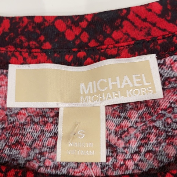 MICHAEL Michael Kors Snake Print Long Sleeve Logo Small - Picture 8 of 9